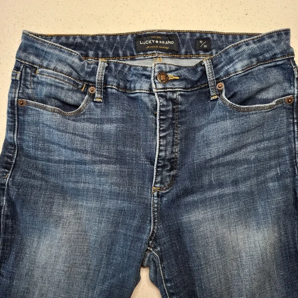 🍉 Luck Brand Jeans Hayden Crop Size 10 - Picture 3 of 4